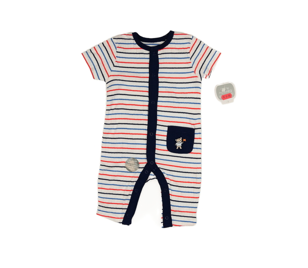 Nový pruhovaný overal Nutmeg