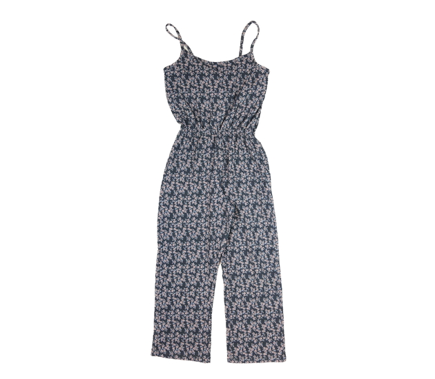 Modrý květinový letní overal Primark