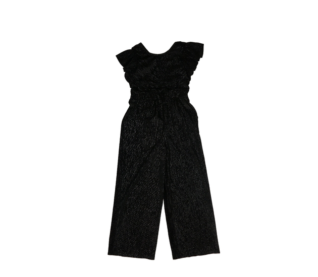 Černý overal s metalickým vláknem 