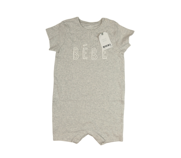 Nový šedý melírovaný overal Next