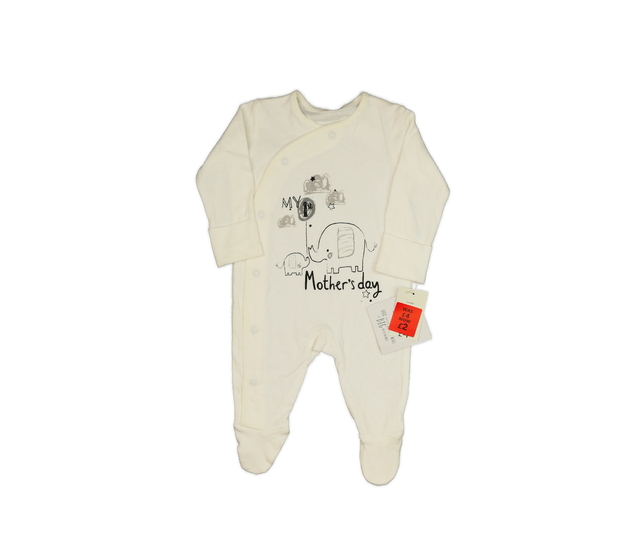 Nový krémový overal se slonem George