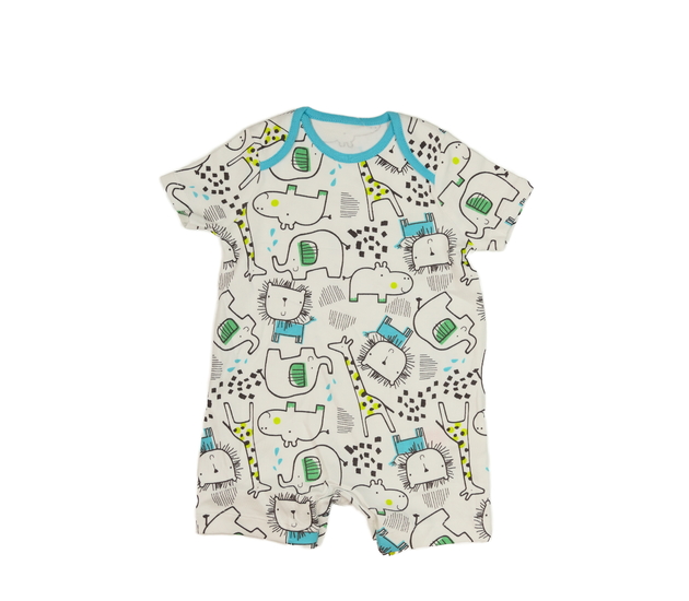 Bílý overal se zvířátky F&F