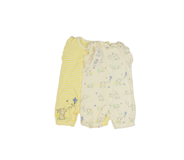 Nové overaly 2 ks s volánkovými rukávy F&F