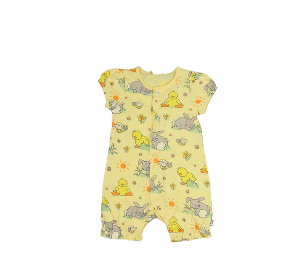 Žlutý overal se zvířátky Tu