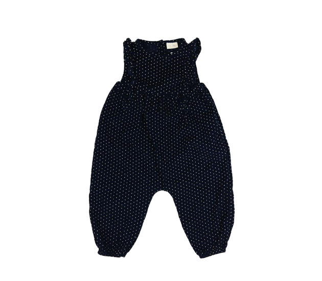 Tmavě modrý overal s volánky Next