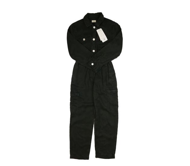 Nový tmavě šedý slabý riflový overal F&F