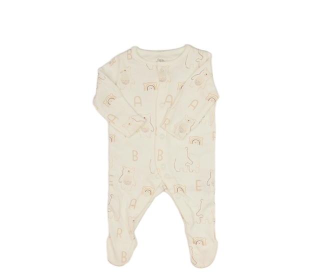 Krémový overal s medvědy F&F