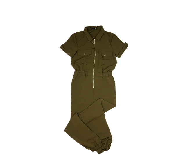 Khaki společenský overal New Look 