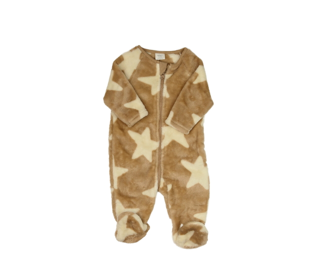 Hnědý semišový overal s hvězdami Next