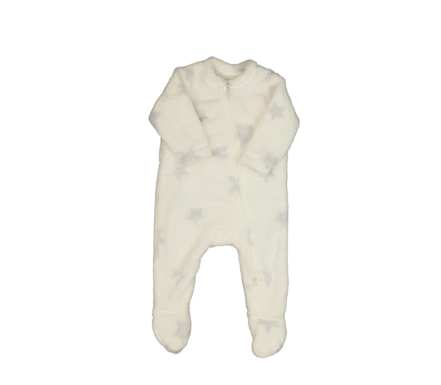 Bílý semišový overal s hvězdami George