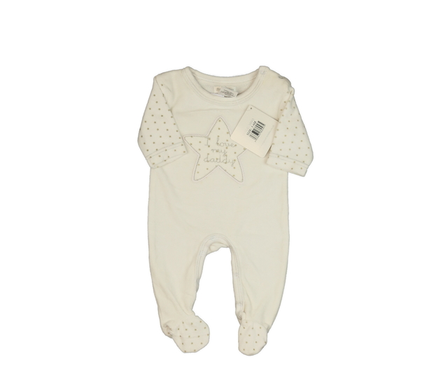Nový krémový teplejší overal s hvězdou 