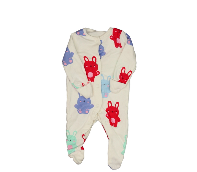 Krémový overal s postavičkami F&F