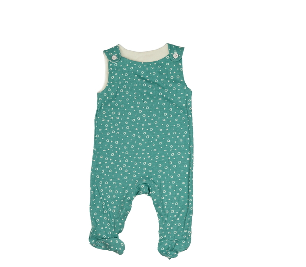 Zelený overal s kolečky 