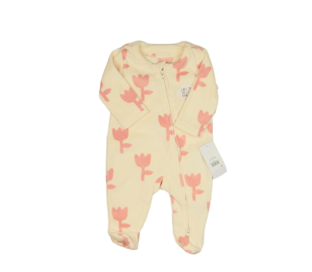 Nový krémový semišový overal s tulipány George