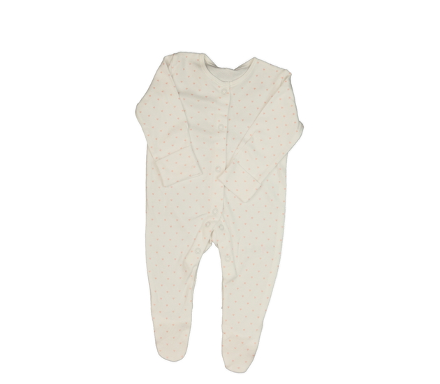 Krémový overal se srdci George