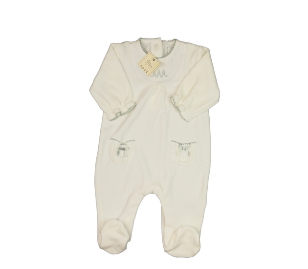 Nový krémový semišový zdobný overal Next