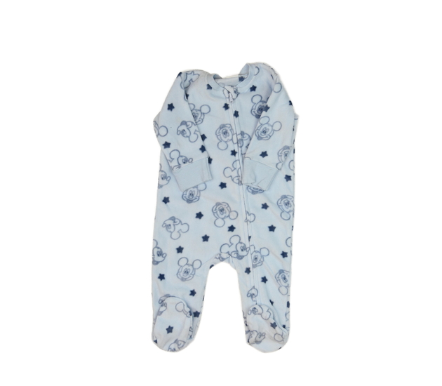 Modrý hebký overal Mickey Disney 