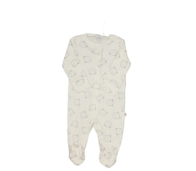 Bílý overal se zvířátkem Next