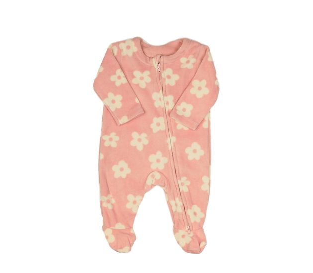 Růžový semišový overal George