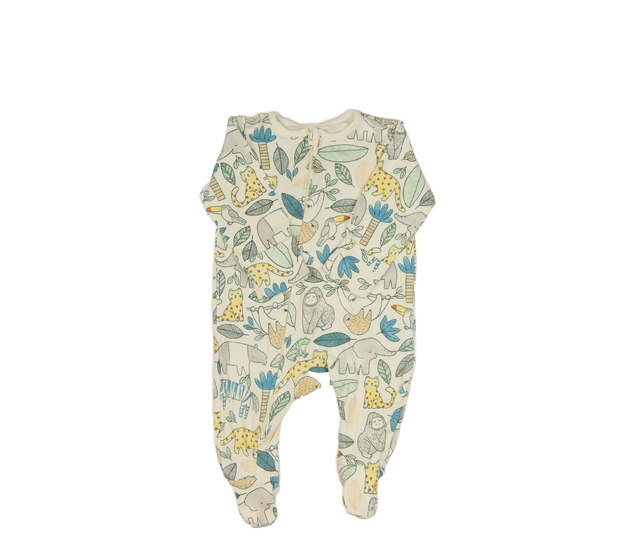Světlý overal se zvířátky Nutmeg