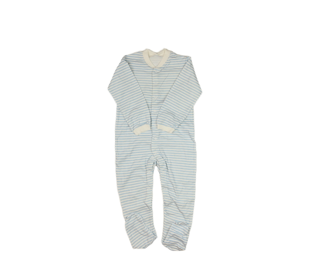 Pruhovaný modro-bílý overal 