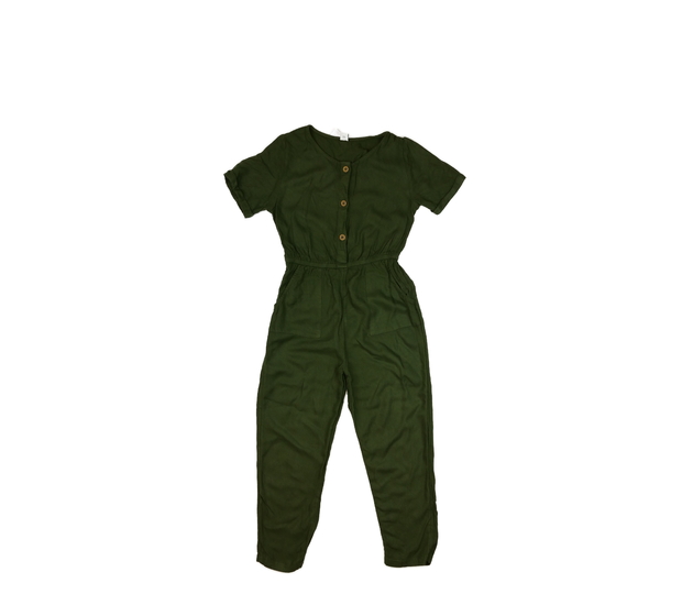 Tmavě zelený overal Tu