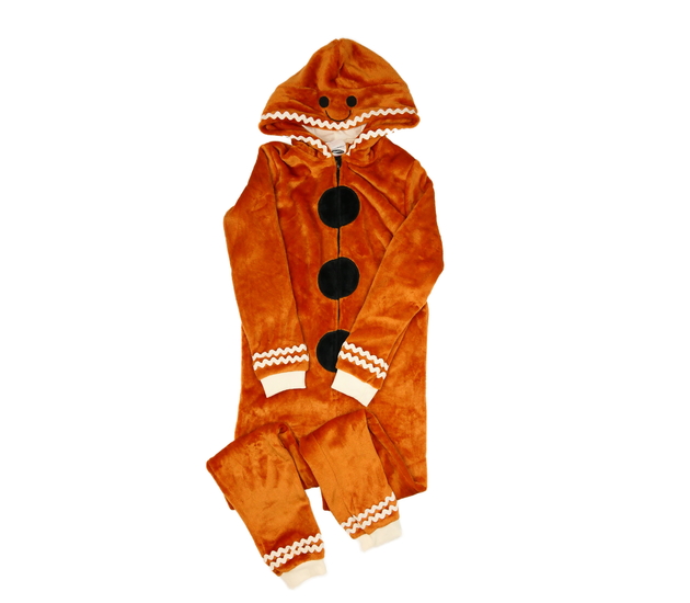 Hnědý volnočasový teplý overal 