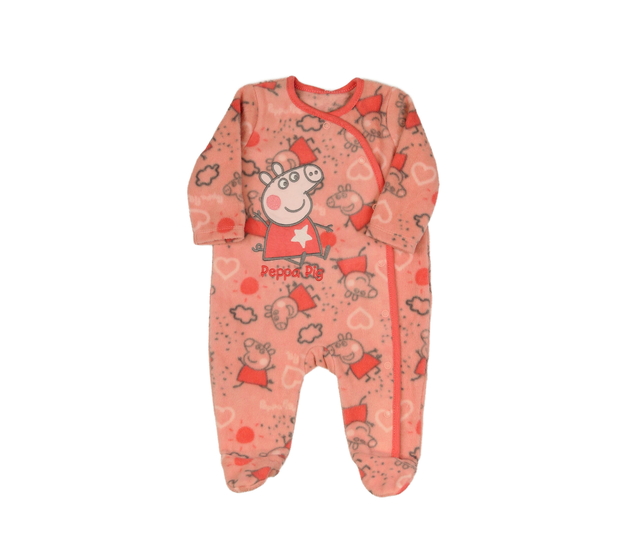 Růžový teplejší overal Prasátko Pepa 