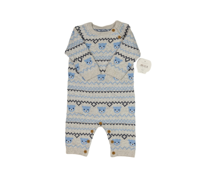 Nový šedý teplejší overal Nutmeg