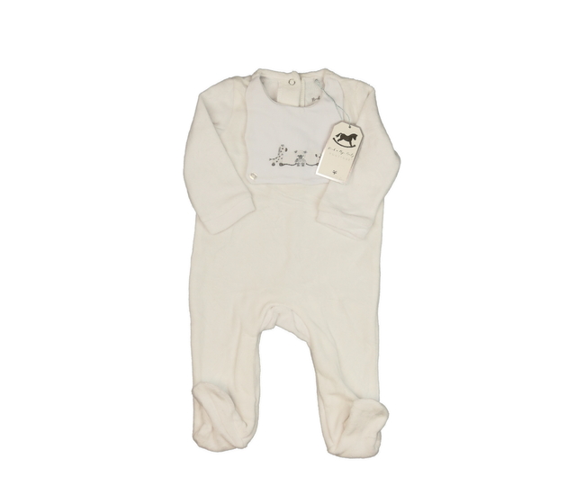 Nový bílý overal s bryndákem 