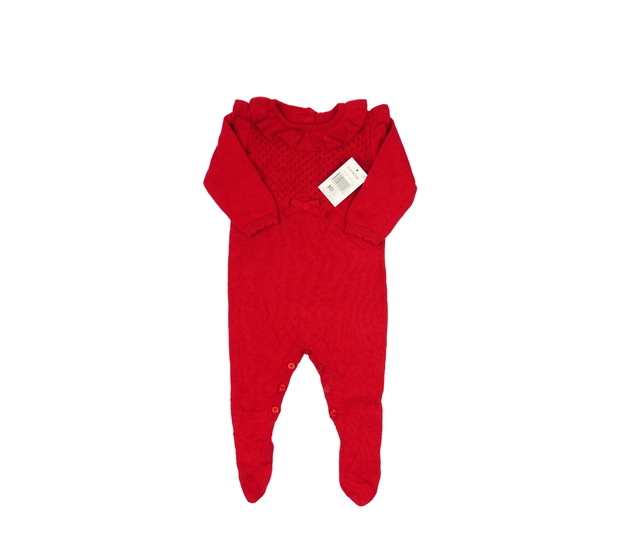 Nový červený svetrový overal 