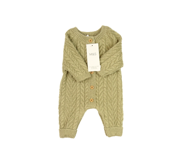 Nový zelený pletený overal M&S