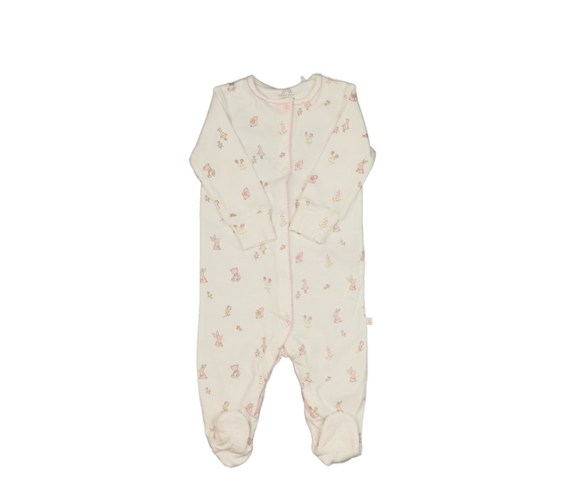 Světlý overal s růžovými zvířátky Next