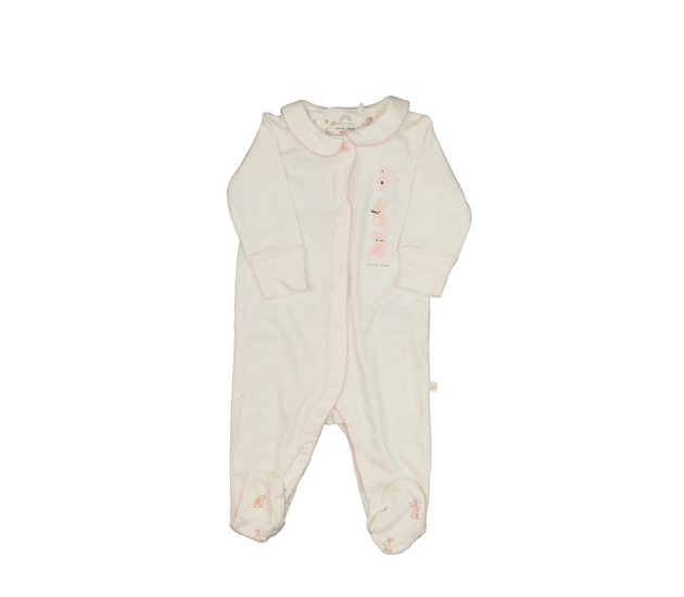 Světlý overal s růžovými zvířátky Next