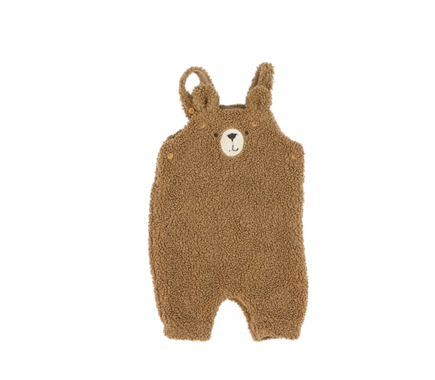 Hnědý beránkový overal Tu 