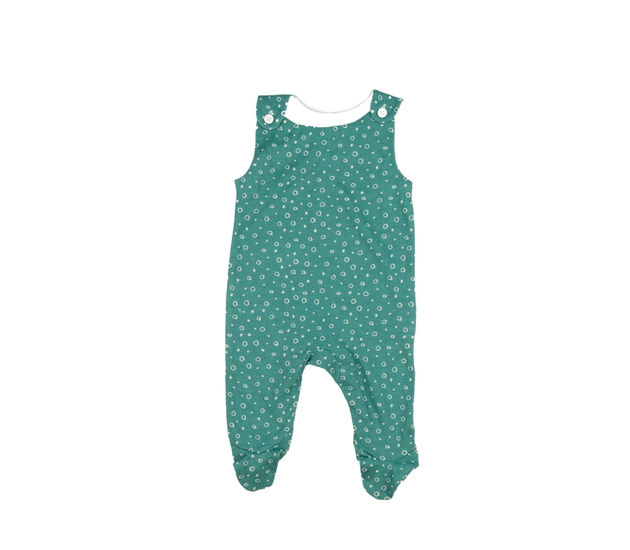 Zelený overal s kolečky 