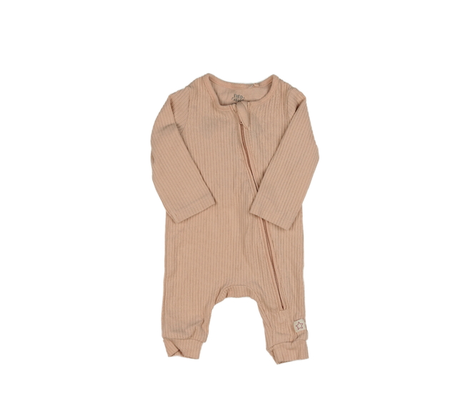 Světle růžový žebrovaný overal F&F