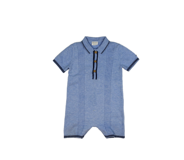 Modrý teplý overal s límečkem F&F