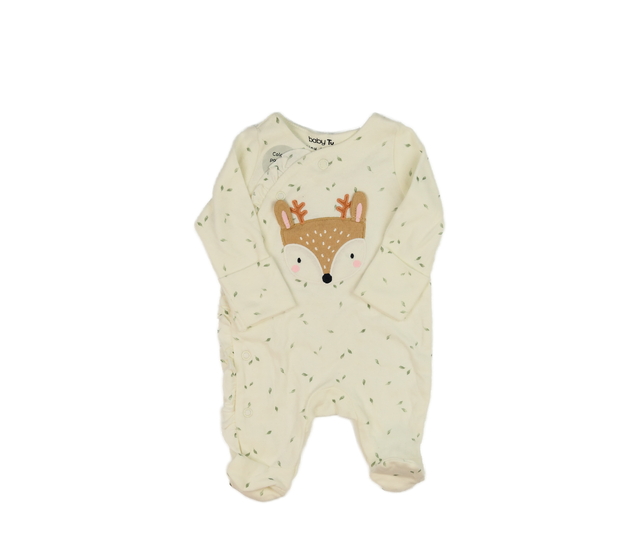 Nový světlý overal se zvířátkem a volánky Tu