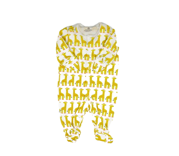 Bílý overal se žlutými žirafami Next