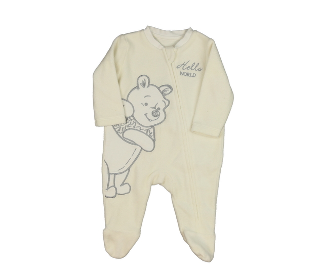 Krémový teplejší overal Medvídek Pú Disney George