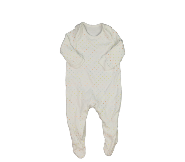 Bílý overal s barevnými hvězdami George