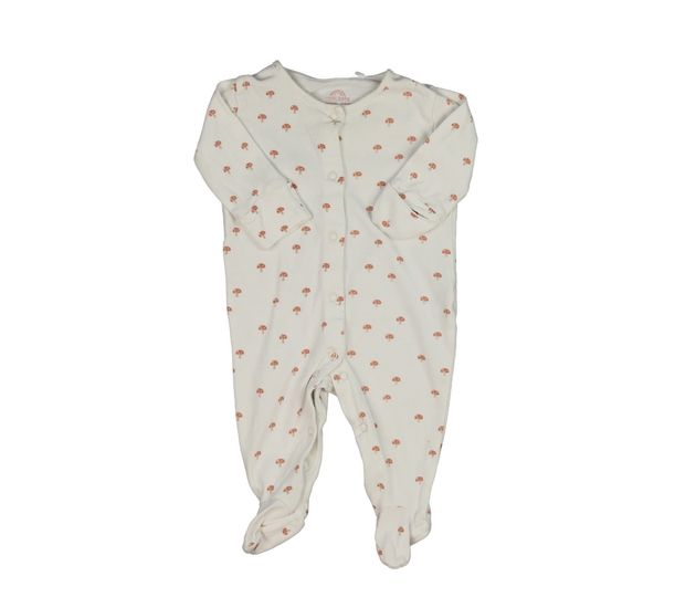 Bílý overal s houbami Next