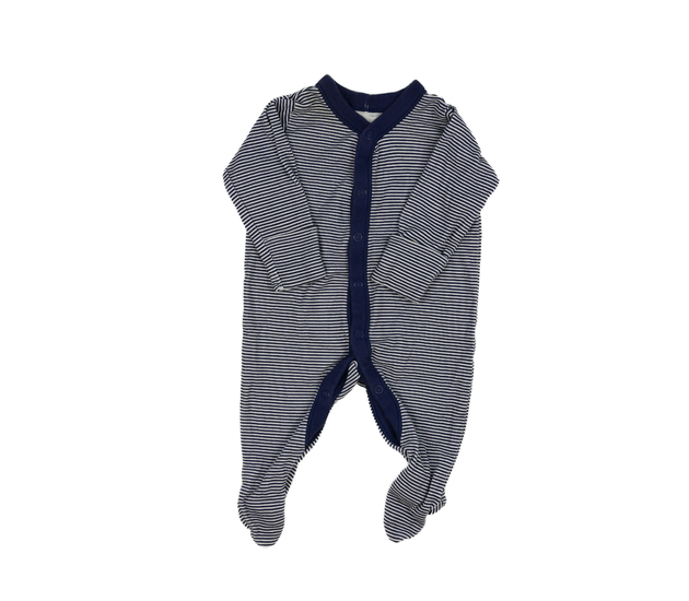 Modrý pruhovaný overal Nutmeg