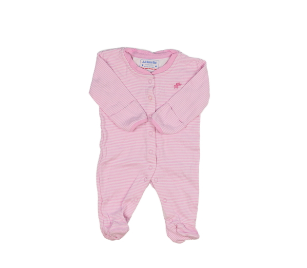 Růžový pruhovaný overal Jojo Maman Bébé
