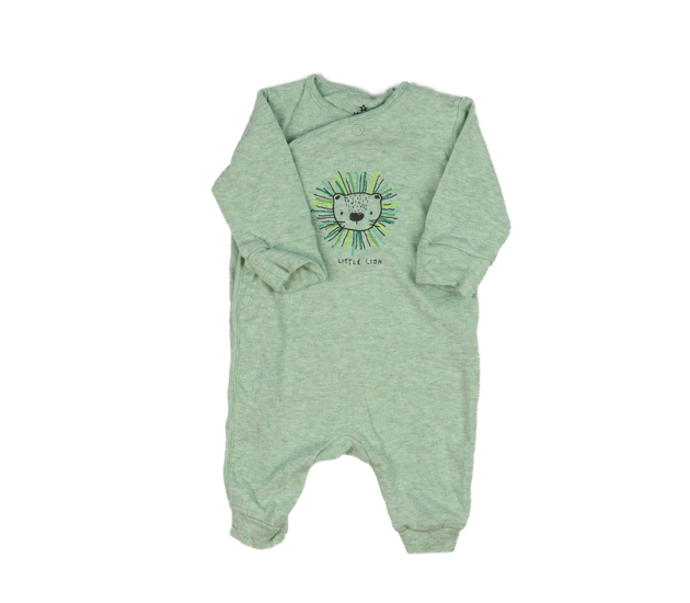 Zelený melírovaný overal se lvem Next