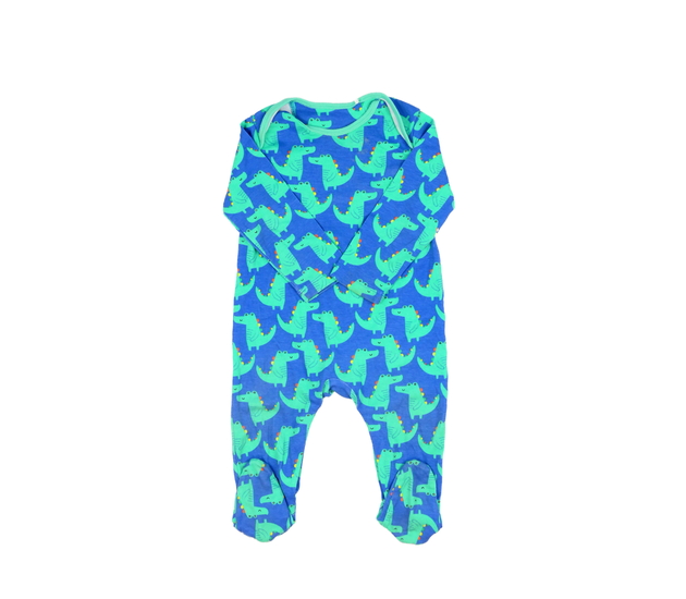 Modrý overal s krokodýlem 