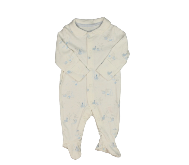 Bílý overal s alpakami Mothercare