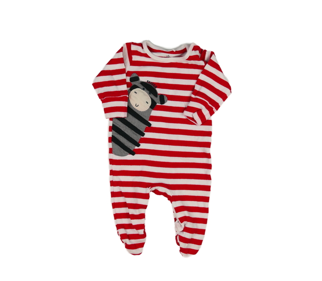 Červeno-bílý pruhovaný overal Next