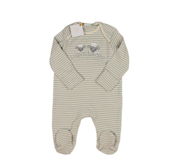 Nový pruhovaný overal s ovečkami John Lewis 